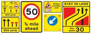 roadworks-direction-signs